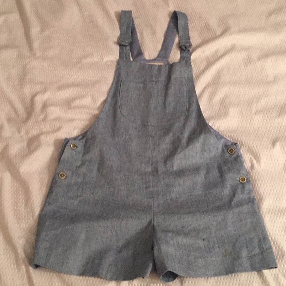 Girls denim overalls